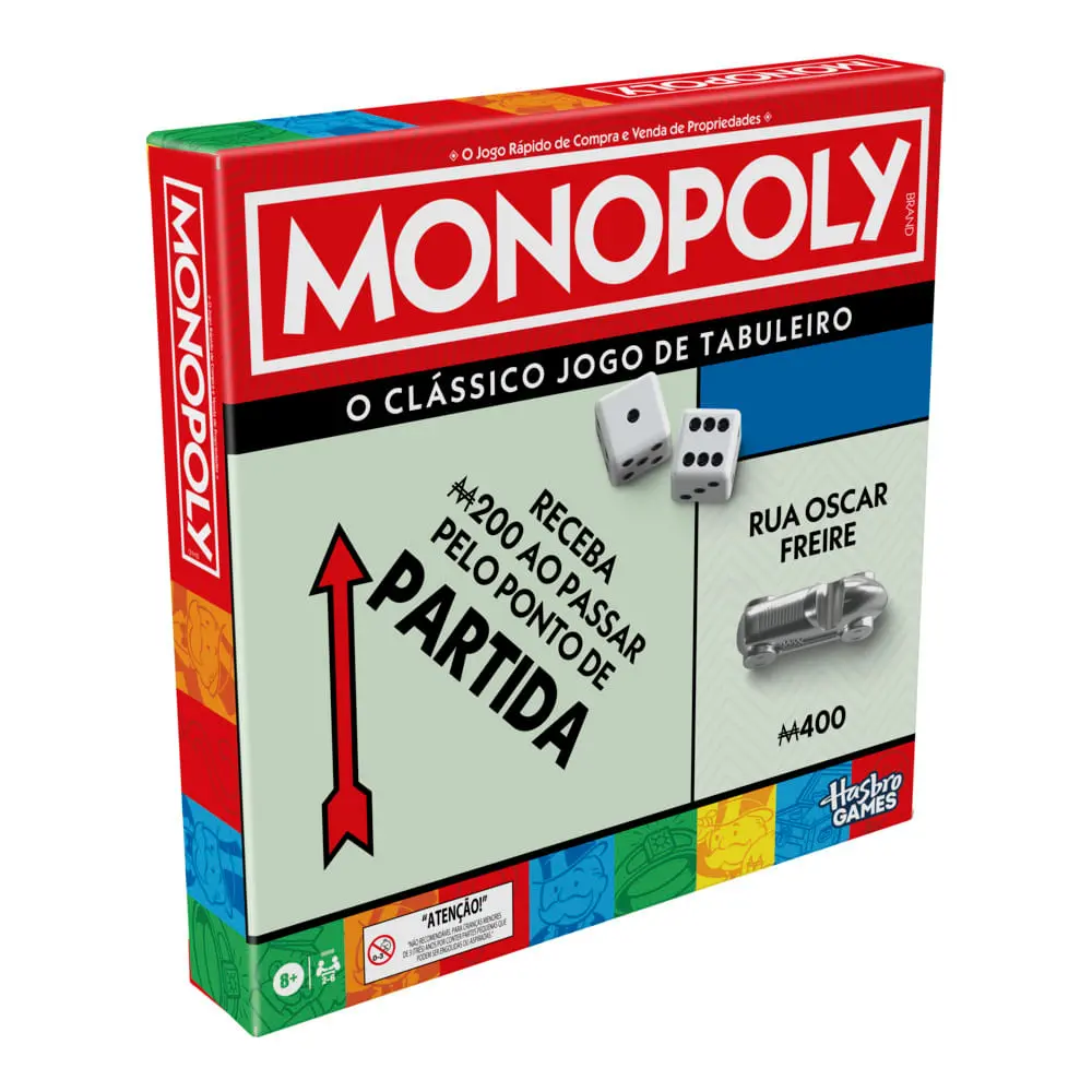 Jogo de Tabuleiro - Monopoly - De 02 a 06 Jogadores - Hasbro