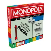 Jogo de Tabuleiro - Monopoly - De 02 a 06 Jogadores - Hasbro