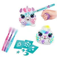 Conjunto de Artes - 2 Mini Pelucia - Surpresa - Para Pintar - Airbrush - Fun