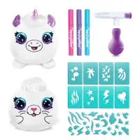 Conjunto de Artes - 2 Mini Pelucia - Surpresa - Para Pintar - Airbrush - Fun