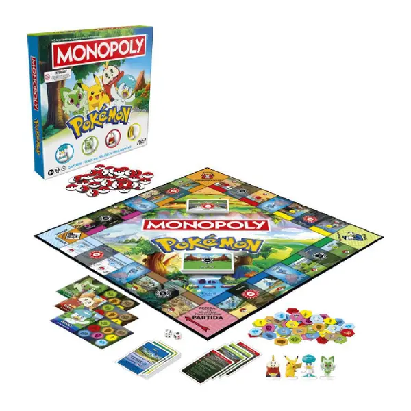 Jogo De Tabuleiro - Monopoly - Pokémon - Hasbro
