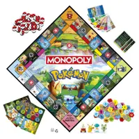 Jogo De Tabuleiro - Monopoly - Pokémon - Hasbro
