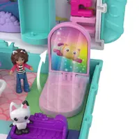 Playset E Mini Bonecas - Polly Pocket - Estojo Gabby'S Dollhouse - Mattel