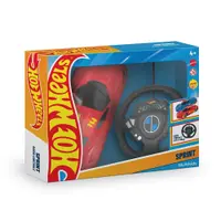 Carro De Corrida - Hot Whells - Sprint 1:24 Rc - 2 Canais - Vermelho
