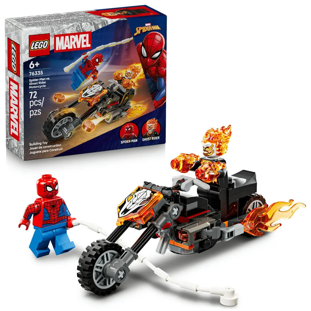 LEGO - Super Heroes Marvel - Homem-Aranha Vs. Motoqueiro Fantasma - 76335