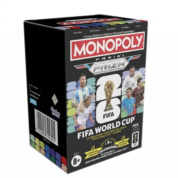 Jogo De Cartas - Monopoly - FIFA - Copa Do Mundo - Booster Pack - Hasbro