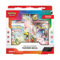 Jogo De Cartas - Pokémon - Box Coleção Ilustração - Parceiro Inicial - Serie 02 - Copag