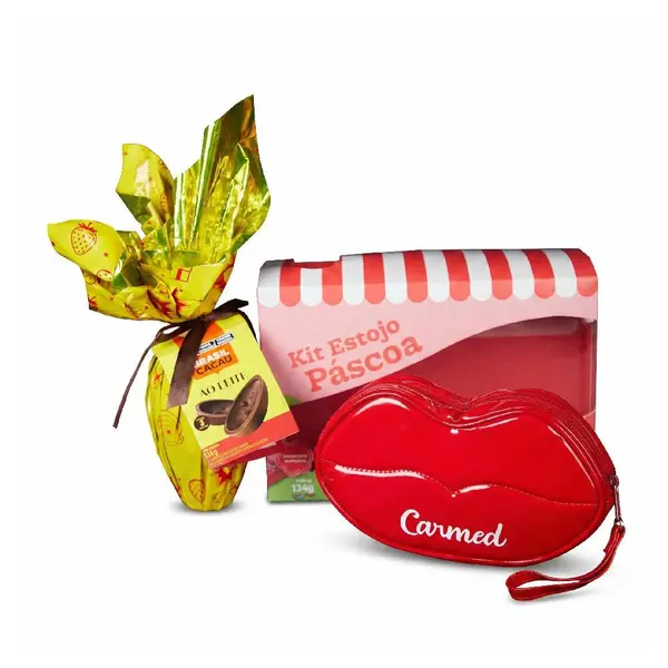 Kit de Páscoa – Necessarie Carmed e Ovo Ao Leite Ri Happy 134g