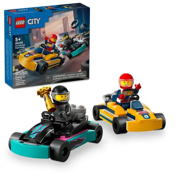 Lego City - Great Vehicles - Carros de Karting e Pilotos - 60400