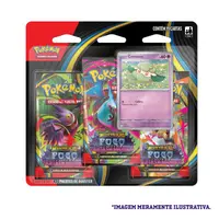 Jogo De Cartas - Pokémon - ME02 - Blister Triplo - Copag