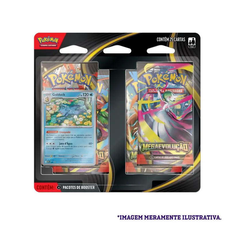 Jogo De Cartas - Pokémon - ME01 - Blister Quadruplo - Copag
