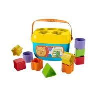 Balde Primeiros Blocos - Fisher-Price - 20cm - 10 Blocos
