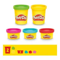 Conjunto de Massa de Modelar - Play-Doh - Smoothies Coloridos - Playset - 5 Potes - Hasbro