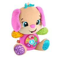 Pelúcia - Aprender e Brincar - Irmã do Cachorrinho - Aprende Comigo - Fisher-Price