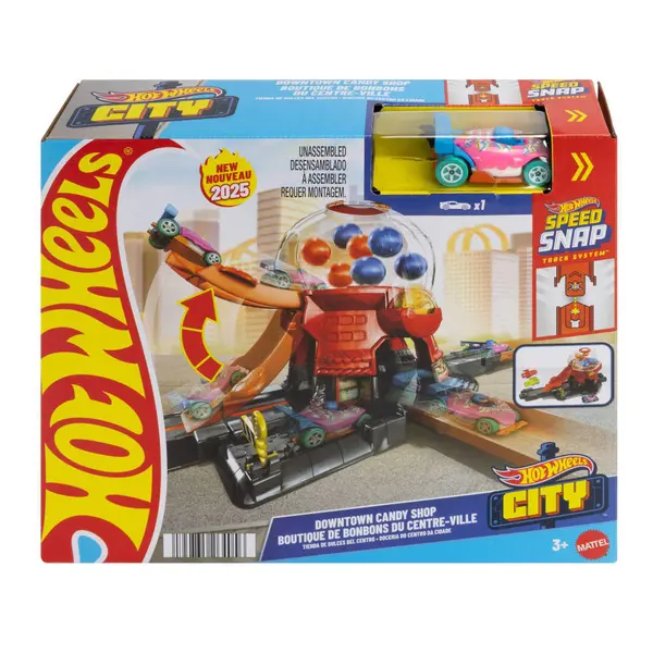 Pista De Percurso - Hot Wheels - Loja De Doces - City - Mattel