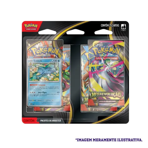 Jogo De Cartas - Pokémon - ME01 - Blister Quadruplo - Copag