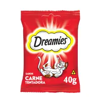 Petisco Dreamies para Gatos Adultos Carne Tentadora