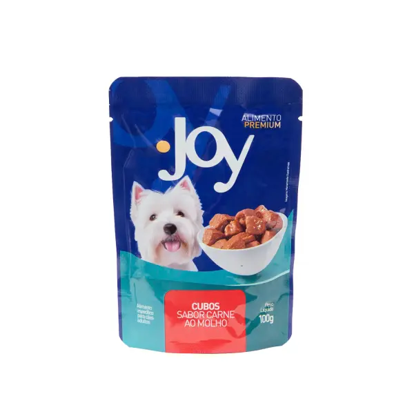 Ração Úmida Joy Cães Adultos Carne ao Molho