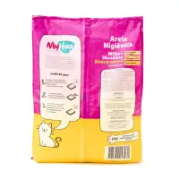Areia Higiênica MyHug Biodegradável Milho e Mandioca Grânulos Finos