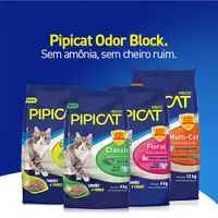 Areia Pipicat Multi-Cat para Gatos
