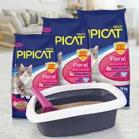 Areia Pipicat Perfumada Floral para Gatos