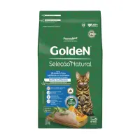 Ração Golden Seleção Natural Gatos Castrados Frango com Abóbora e Alecrim