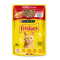 Ração Úmida Friskies Gatos Adultos Frango ao Molho