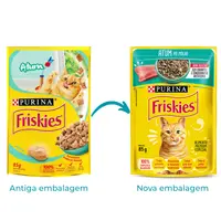 Ração Úmida Friskies Gatos Adultos Atum ao Molho
