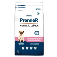 Ração Premier Nutrição Clínica Hipoalergênico Cães Pequeno Porte Cordeiro e Arroz