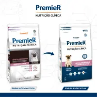 Ração Premier Nutrição Clínica Hipoalergênico Cães Pequeno Porte Cordeiro e Arroz