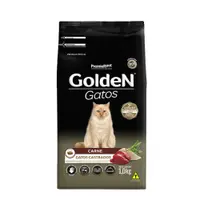 Ração Golden Gatos Castrados Carne