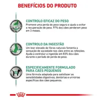 Ração Royal Canin Veterinary Diet Satiety Small Dog para Cães de Porte Pequeno com Excesso de Peso