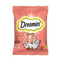 Petisco Dreamies Salmão Irresistível Gatos Adultos