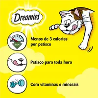 Petisco Dreamies Salmão Irresistível Gatos Adultos