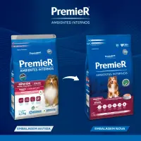 Ração Premier Ambientes Internos Cães Sênior Raças Pequenas