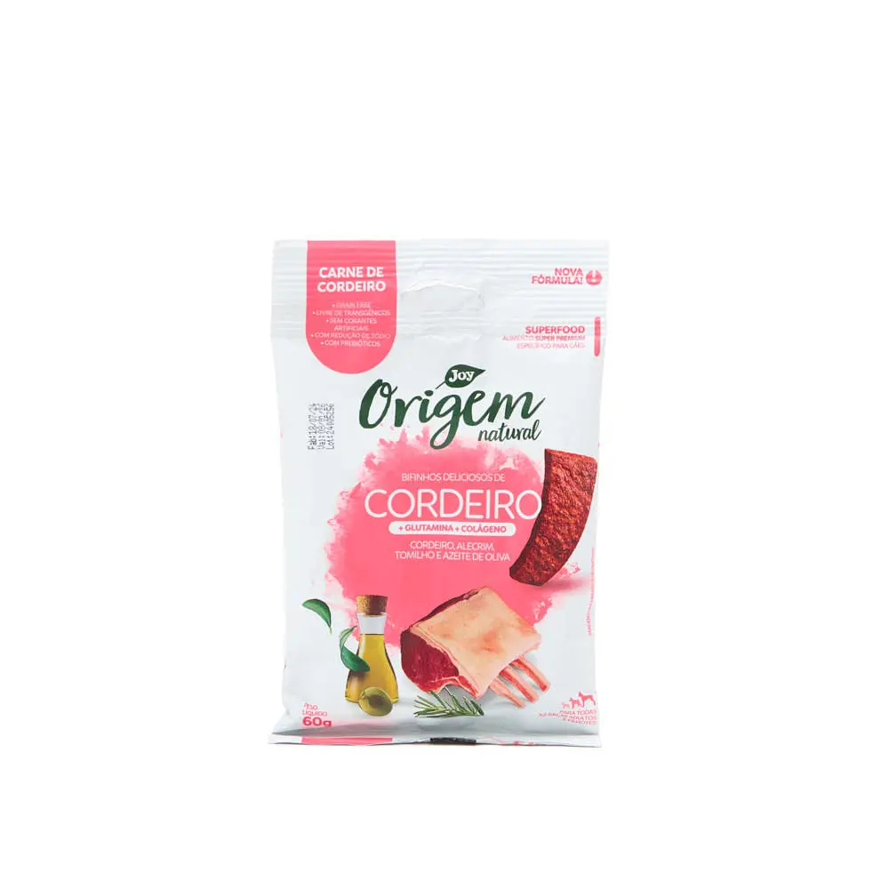 Bifinho Cães Origem Natural Cordeiro