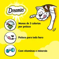 Petisco Dreamies Frango para Gatos Adultos