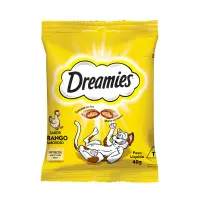 Petisco Dreamies Frango para Gatos Adultos