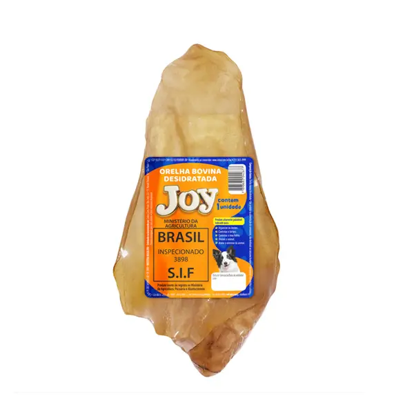 Joy Orelha Bovina Natural Desidratada