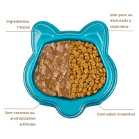 Ração Úmida Origem Natural Tasty Gatos Adultos Salmão com Legumes