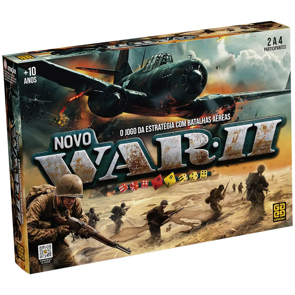 Jogo De Tabuleiro - War II - Grow
