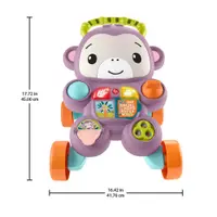Andador - Aprenda Comigo Amigo Macaco - Fisher-Price