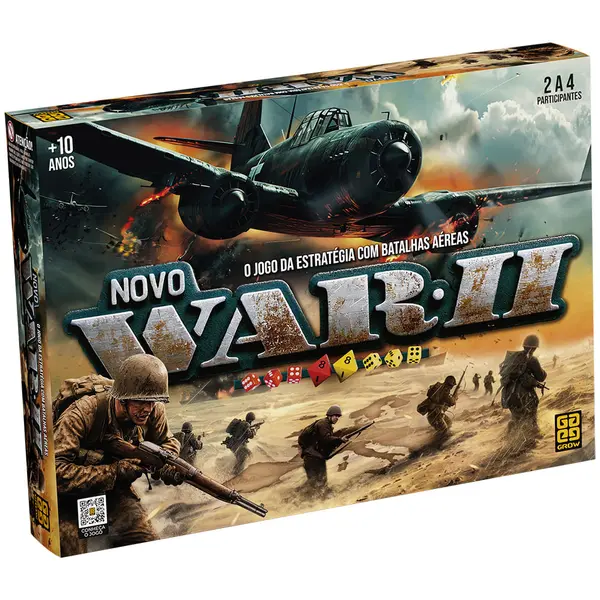 Jogo De Tabuleiro - War II - Grow