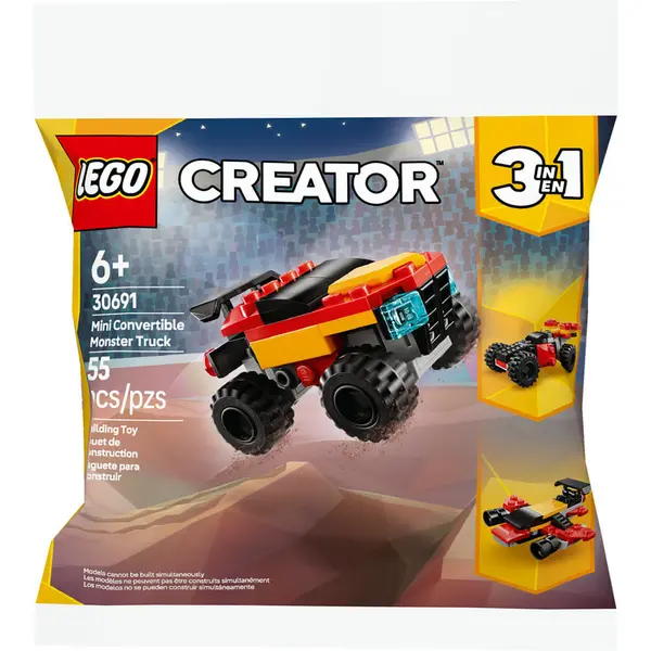 LEGO - Recruitment Bags - Mini Monster Truck Conversível - 30691