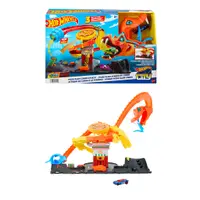 Conjunto de Pista e Carrinho - Hot Wheels City - Ataque da Cobra - Mattel