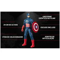 Figura de Ação - Disney - Marvel - Avengers - Capitão América - Hasbro