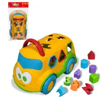 Brinquedo de Encaixe - Tópi Escolar - Cardoso - Cores Sortidas