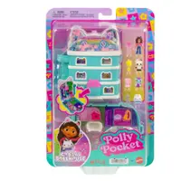 Playset E Mini Bonecas - Polly Pocket - Estojo Gabby'S Dollhouse - Mattel