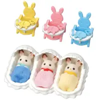 Sylvanian Families - Conjunto Cuidando Trigêmeos - Epoch